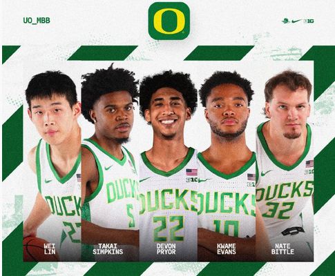 Lin Wei เข้าสู่รายชื่อผู้เล่นตัวจริง! เกมแรกของมหาวิทยาลัยโอเรกอนในฤดูกาลใหม่กับมหาวิทยาลัยฮาวาย